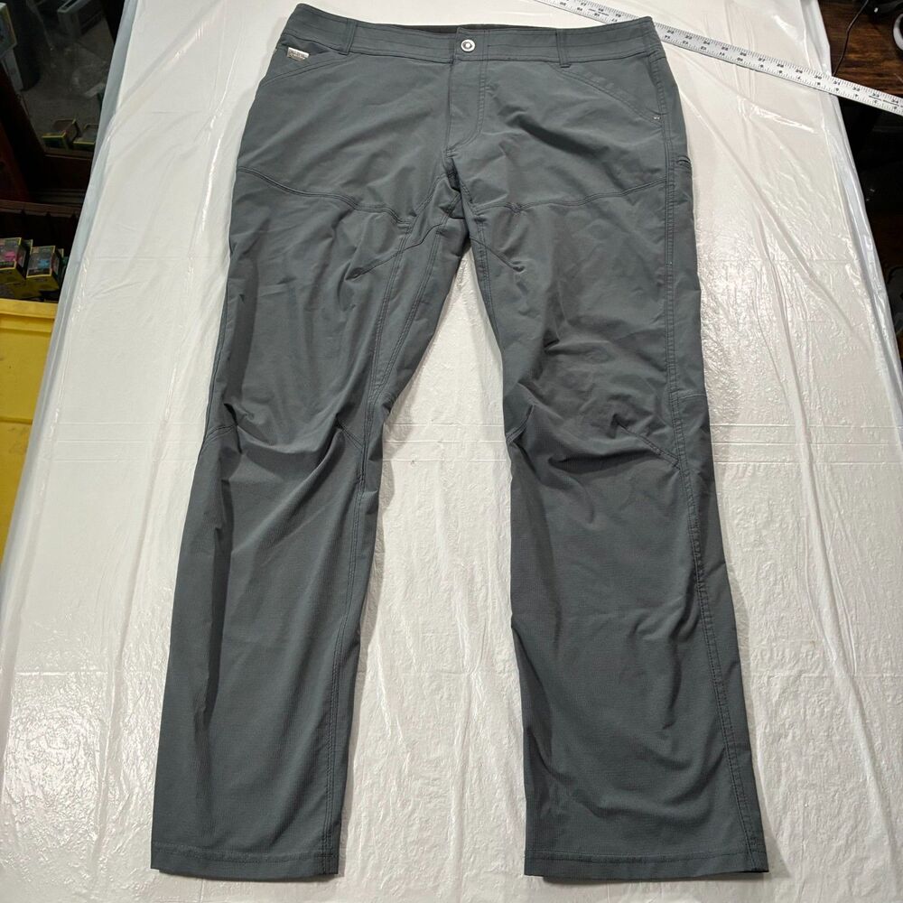 Kuhl Pants Mens 38x32 Gray Silencr Ripstop Hiking Outdoor Stretch Trail